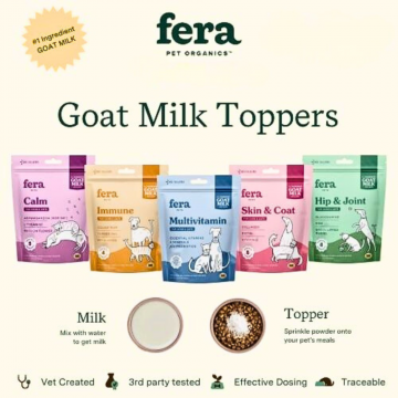 Fera Pet Organics Goat Milk Topper Calm Formula 180g